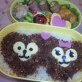 大ﾁｬﾝmama's cooksnap of when they made ♥ダッフィー＆シェリーメイ簡単キャラ弁♥.