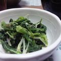 kokakokko's cooksnap of when they made 簡単！菊菜（春菊）のめんつゆマヨ和え☆.