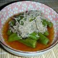 カラフルマカロニ's cooksnap of when they made めざせ京都の味！しし唐とじゃこの炊いたん.