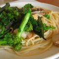 ahiru6686's cooksnap of when they made ホタテと菜の花のパスタ.