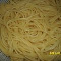 ももんきん's cooksnap of when they made もちもちアルデンテ＊パスタの茹でかた.