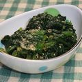 chokomi513's cooksnap of when they made おかあさんの味❤ほうれん草のおひたし.