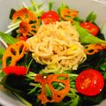 ーHaLuー's cooksnap of when they made わかめたっぷり、パリパリサラダ。.