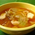 おらんでう～たん's cooksnap of when they made 残ったおでんつゆで簡単キムチスープ☆.