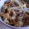 mokachoko's cooksnap of when they made 手抜き（？！）他人丼。.