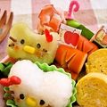 ＴＷＯＨＥＡＲＴＳ's cooksnap of when they made マッシュポテトでキティちゃん☆お弁当.