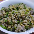 ちょこ☆ちょこ's cooksnap of when they made かぶの葉とじゃこの炒飯.