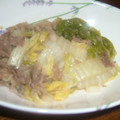 ruchakimi's cooksnap of when they made 牛肉とはくさいのサッと煮.