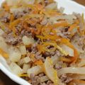 モーリーママ's cooksnap of when they made 挽き肉入り大根のきんぴら.