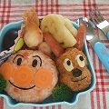 ぴかっちゅ's cooksnap of when they made バタコさん＆チーズ弁当(キャラ弁）.