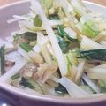 manani's cooksnap of when they made シャキ②ポテトとセロリをザーサイで❤.