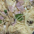azuki1963's cooksnap of when they made きのこ＆ベーコンの和風バターしょうゆスパ.