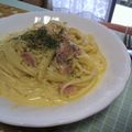 mican♪'s cooksnap of when they made 牛乳と全卵とスライスチーズ☆カルボナーラ.