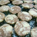 ちゅなに's cooksnap of when they made さくさくマーブルアイスボックスクッキー.