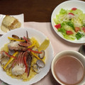 ちゃむ1019's cooksnap of when they made ★炊飯器DEパエリア★.