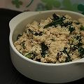 みみんご。's cooksnap of when they made 簡単☆春菊と豆腐のごまあえ.