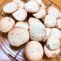 ファミ吉's cooksnap of when they made フレッシュミントの葉が入ったクッキー.