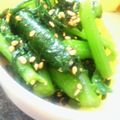 ☆彡綾☆彡's cooksnap of when they made お弁当に♪春菊のおひたし.