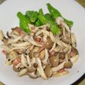 kinmaru's cooksnap of when they made ベーコンとしめじの醤油炒め.