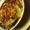 kumigohan's cooksnap of when they made 食パンのキッシュ（ほうれん草・鮭）.