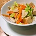 綺桜。's cooksnap of when they made 高野豆腐とキャベツきのこのミルク煮.