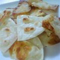 のじまさん's cooksnap of when they made 残った餃子の皮で簡単カリカリチップ.