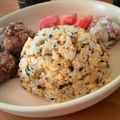徹嫁っち's cooksnap of when they made 包丁要らず！簡単・即席☆高菜チャーハン.