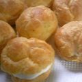 もぐみるく's cooksnap of when they made レモンヨーグルト味のシュークリーム.