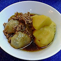 rikotama's cooksnap of when they made 簡単材料少なく肉じゃが　　＜自分用＞.