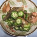きらり流れ星's cooksnap of when they made ｢もやし･おくら･きのこのあえもの｣.