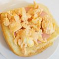 ななクレープ's cooksnap of when they made 簡単たまごのっけトースト☆.