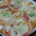 レアレアチーズ's cooksnap of when they made 春巻きの皮de簡単なんちゃってピザ★.