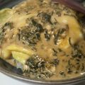 CoffeeCoco's cooksnap of when they made ほうれん草チーズソースのオムレツ.
