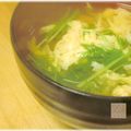 Ｒｅｃｏｔｙ's cooksnap of when they made しゃきしゃき水菜のかきたま汁.