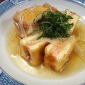 inyako's cooksnap of when they made 旨い！　厚揚げのえび詰めあんかけ.