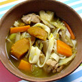アロハロコモコ's cooksnap of when they made 1つの鍋で！豚かぼちゃ＆ほうとう風うどん.