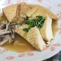 chokomi513's cooksnap of when they made 厚揚げのうどんスープ煮～三つ葉の香り☆.