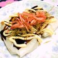 シャンプーハット's cooksnap of when they made お餅でお好み焼き風☆.