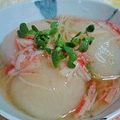 ☆★ひよこ★☆'s cooksnap of when they made ＊夕飯＊蕪のかにかまあんかけ.