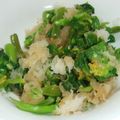 ＊まめゴマ＊'s cooksnap of when they made 菜の花のみぞれポン酢和え.