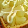 kurinabe's cooksnap of when they made はちみつマスタード☆りんごトースト.