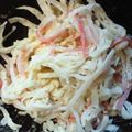 かぴーな's cooksnap of when they made 切干大根とカニカマの胡麻マヨサラダ.