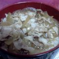 ちむﾁﾑ's cooksnap of when they made 牛丼♪.