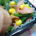monchanママ's cooksnap of when they made ホウレン草・ベーコン・コーンの塩味炒め.