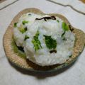 yukanosuke's cooksnap of when they made 大根の葉♡♥塩昆布ｄｅおにぎり.
