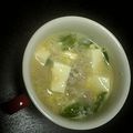 きゃなすけ's cooksnap of when they made ＊ふわふわ卵入り♪塩麻婆豆腐のスープ＊.