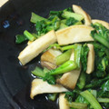 HALYUI's cooksnap of when they made 小松菜ときのこの☆簡単さっぱりポン酢炒め.