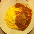 黒岩　快's cooksnap of when they made 【デミグラスソースで】ハヤシオムライス.