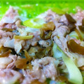 sakuめ's cooksnap of when they made 豚肉のネギ・ザーサイ蒸し.