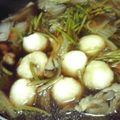 QPはにー's cooksnap of when they made お餅も合う♪きりたんぽ鍋の汁でお雑煮.